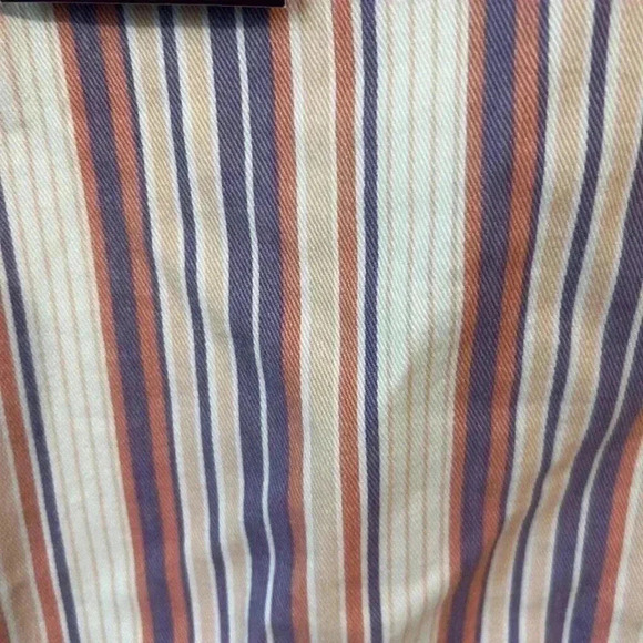 Size 10 gloria Vanderbilt capris. New. Pink, purple and coral stripes. Summer. - Picture 3 of 9